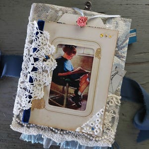 Journal Vintage Album Diary Junkjournal - Booklover