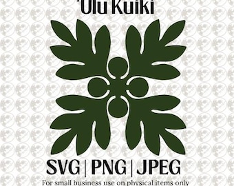 Simple Hawaiian Quilt- 'Ulu Cut file, Kuiki, Crafting, Glowforge, Sewing, Home Decor, DIY, made in Hawaii