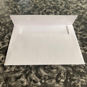 A6 Announcement Envelopes 28# White Wove (Pack of 25)