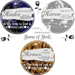 Velas temáticas “Jogo dos Deuses”