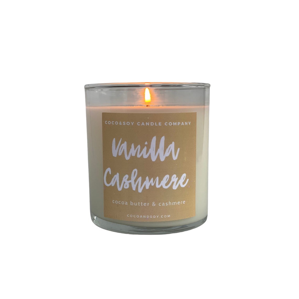 Vanilla Cashmere Coconut Candle Etsy