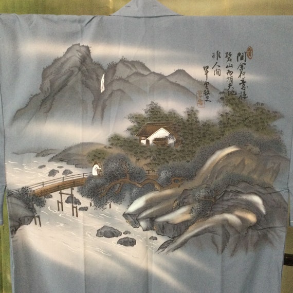 good condition, japanese, antique kimono, for men… - image 7