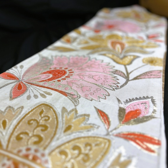 japanese vintage obibelt nagoya obi embroidery/wa… - image 1