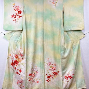 japanese, antique kimono, robe, kimono dress, Kimono Robe, Dressing gown, Present,for mom,for her, free shipping