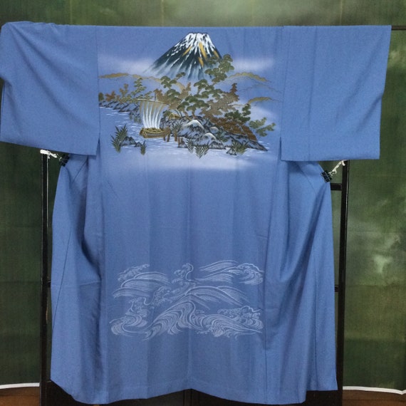 good condition, japanese, antique kimono, for men… - image 1