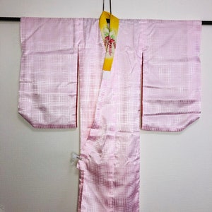antigüedad japonesa, kimono de bebé, para niña, kimono de parto, recién nacido, envoltura de bebé, accesorios de envoltura de recién nacido, omiyamairi, envío gratuito,