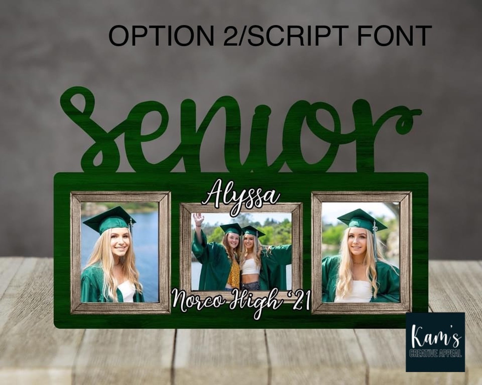 Senior Photo board senior photo frame senior photo gift Etsy
