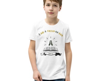 Ich bin ein Kind Gottes Christian inspirierende Jugend Kurzarm T-Shirt