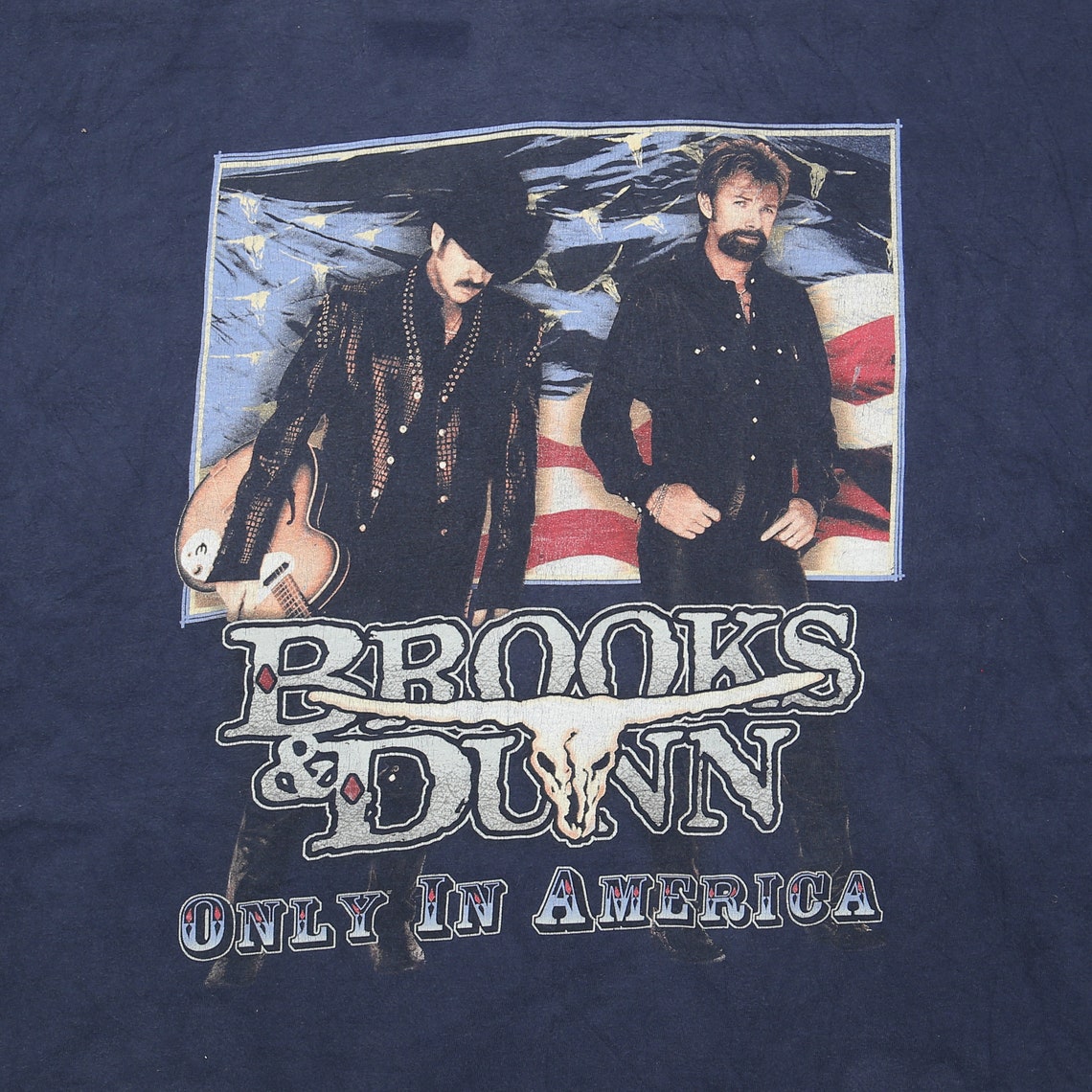 Vintage 00's BROOKS AND DUNN Only in America Neon Circus Etsy