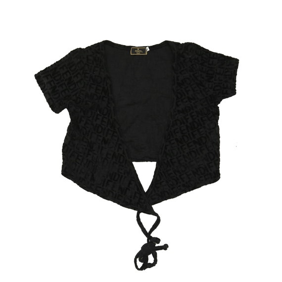 Vintage 90's FENDI Mare Zucca Seamless Spell Out W