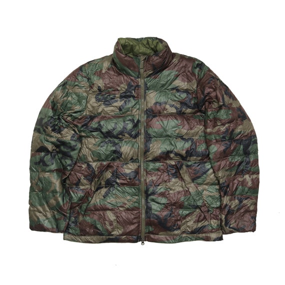 goose down camo jacket