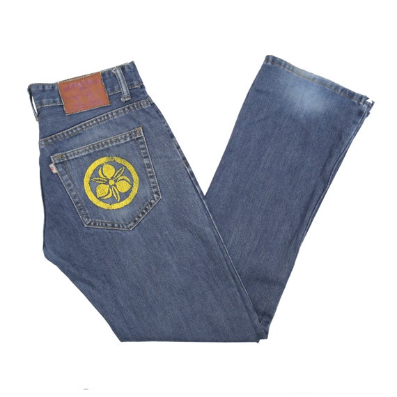 Vintage 90s Momotaro Okayama Japan Denim Big Logo Etsy Nederland