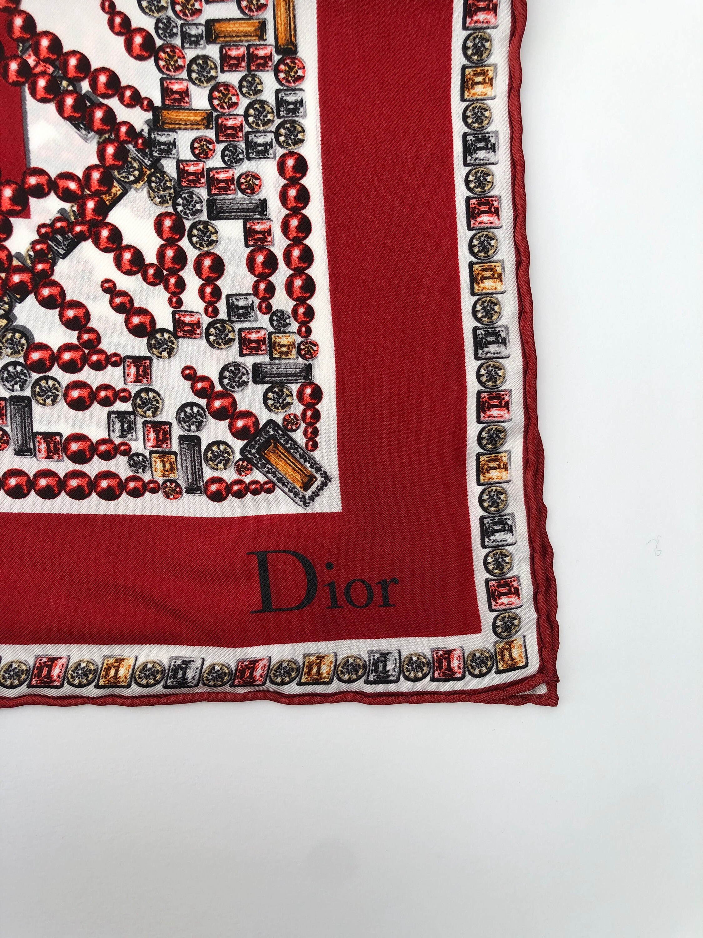 Vintage Large Christian Dior Silk Scarf – Vintage Socialite