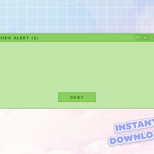 Animated Green Browser Twitch Alert | Streaming Alerts | Green Apple | INSTANT DOWNLOAD