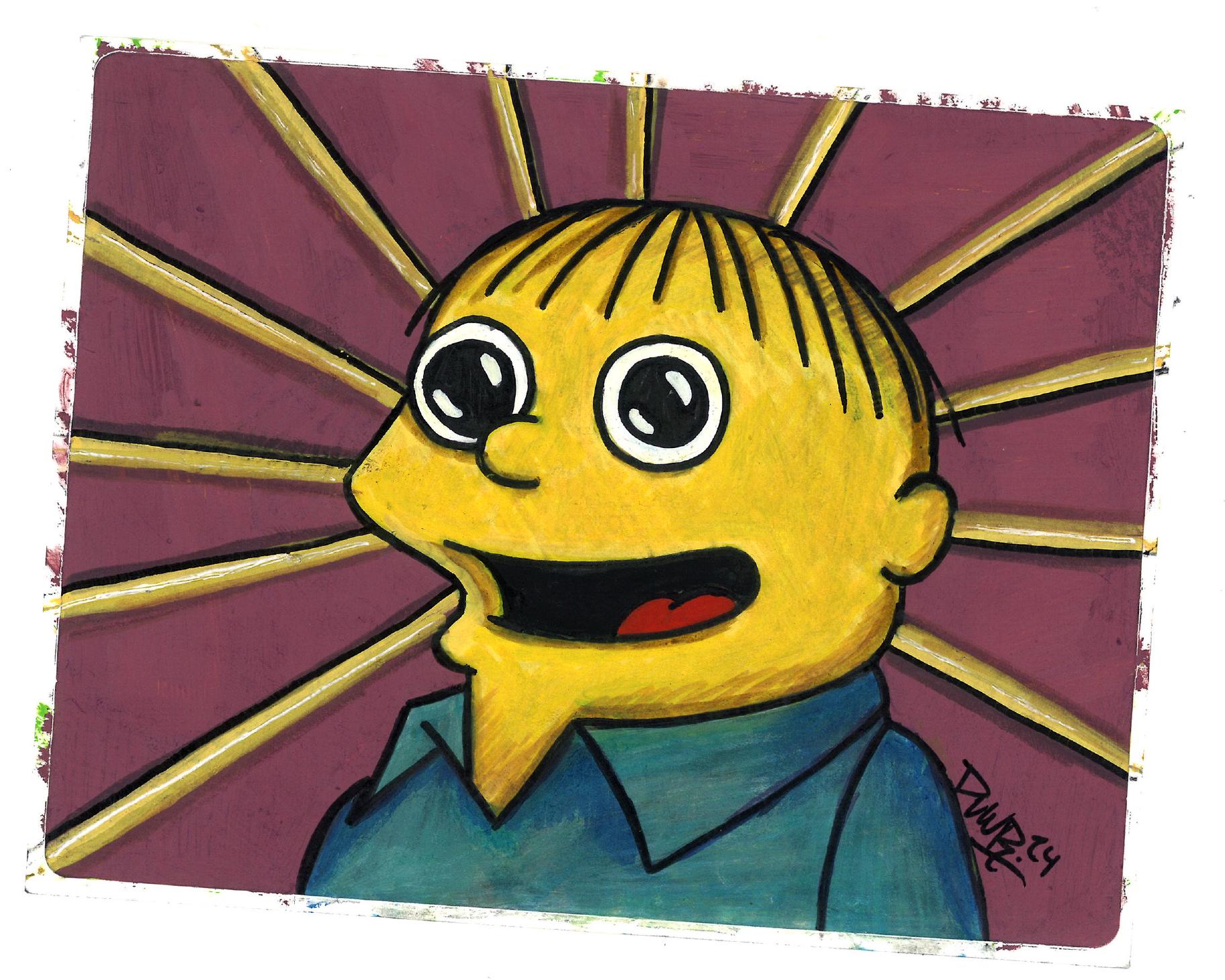 Sticker Ralph Wiggum - Etsy Australia