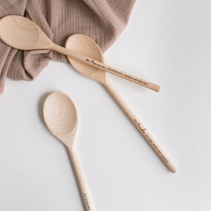 Kitchen Love – Personalized Cooking Spoon with Custom Text