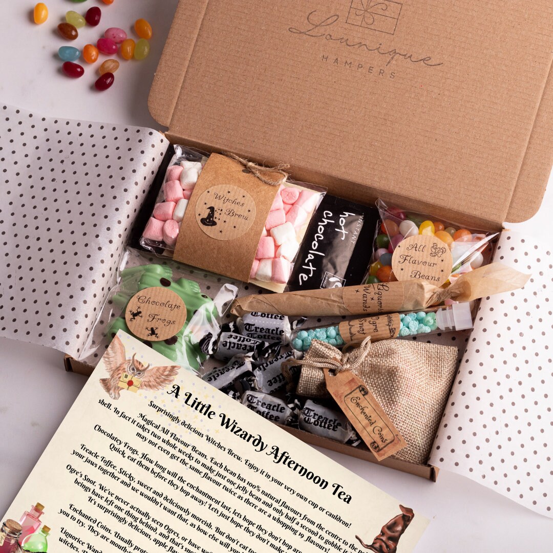 A Little Wizardy Afternoon Tea Letterbox Gift Hamper Wizards and