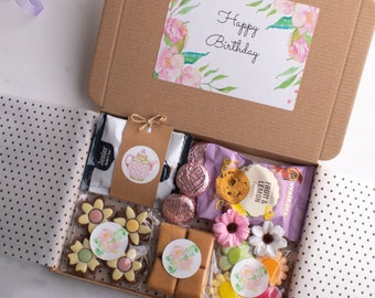 A Little Flowers Afternoon Tea | Letterbox Gift Hamper | Chocolate | Sweets | Tea Gift | For Her | Birthday | Thank You | Mothers Day