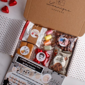 A Little Elvis Inspired Afternoon Tea | Letterbox Gift Hamper | Viva Las Vegas | King of Rock and Roll | Elvis Presley | 50s 60s Music Gift