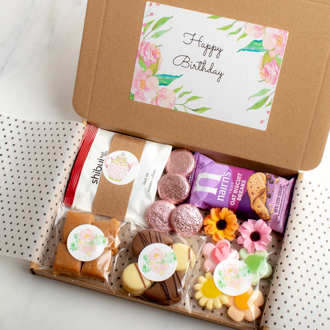 A Little GLUTEN FREE Flowers Afternoon Tea Letterbox Gift Hamper for