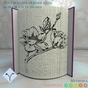Fiori Di Magnolie: Modello libro pieghevole, Istruzioni per tagliare e piegare libri e solo taglio, trama + modelli gratuiti