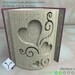 Hearts: Book Folding Pattern, Instruction DIY folded book art, cut and fold books & only cut + free patterns + free texture 