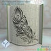 Feather: Book Folding Pattern, Instruction DIY folded book art, cut and fold books & only cut + free patterns + free texture 