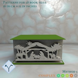 Holy Family - Nativity: Book Folding Pattern, Instruction DIY Folded ...
