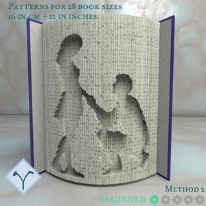 Couple - Fiançailles: Patron Pour Livre Plié, Instruction bricolage livre art plié, pliés-découpés + modèles gratuits + texture gratuite
