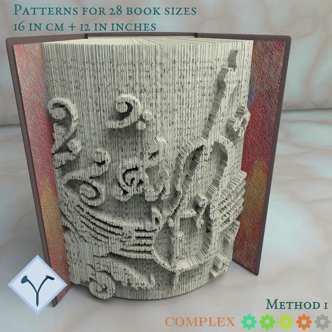 Cello Musical Notes: Book Folding Pattern Instruction DIY - Etsy