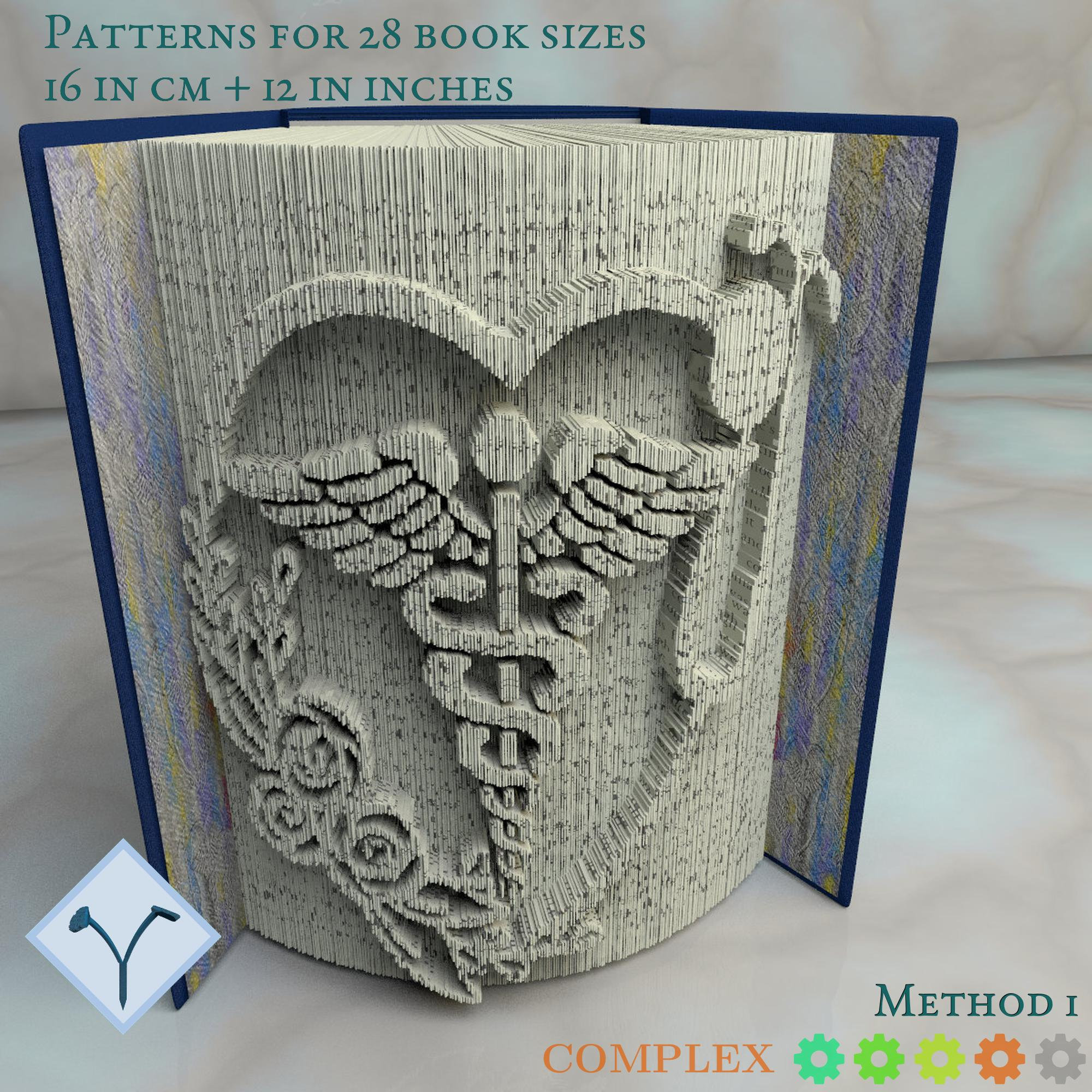 Medical Pattern Books Medicine Symbol - Stethoscope: DIY Cut & Fold Art, Book Folding Pattern ...