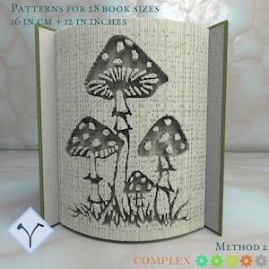 Funghi - Ovolo Malefico: Modello di libro pieghevole, Istruzioni per tagliare e piegare libri e tagliare solo, struttura + modelli gratuiti