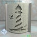 Lighthouse: Book Folding Pattern, Instruction DIY folded book art, cut and fold books & only cut + free patterns + free texture 