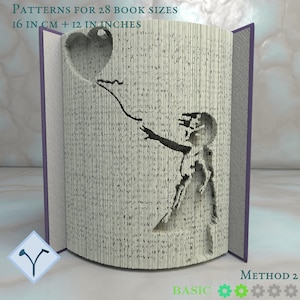 Ragazza Con Il Palloncino - Banksy: Modello libro pieghevole, Istruzioni per tagliare e piegare libri e solo taglio, struttura gratuiti