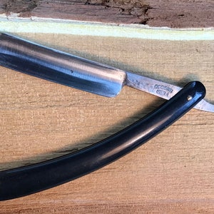 Old razor,Vintage razor,Straight razor,Shaving accessory,Soviet Straight razor 1971