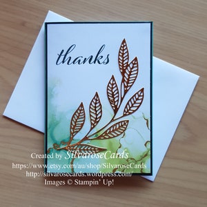 Grazie biglietti fatti a mano, biglietti di ringraziamento, biglietti di ringraziamento fatti a mano, biglietti fatti a mano Stampin' Up, biglietti floreali fustellati, carta della serie Designer