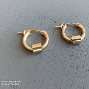 Minimalist Dainty goldfill Hoop Earrings, Small Gypsy Hoops, Mothers day gift