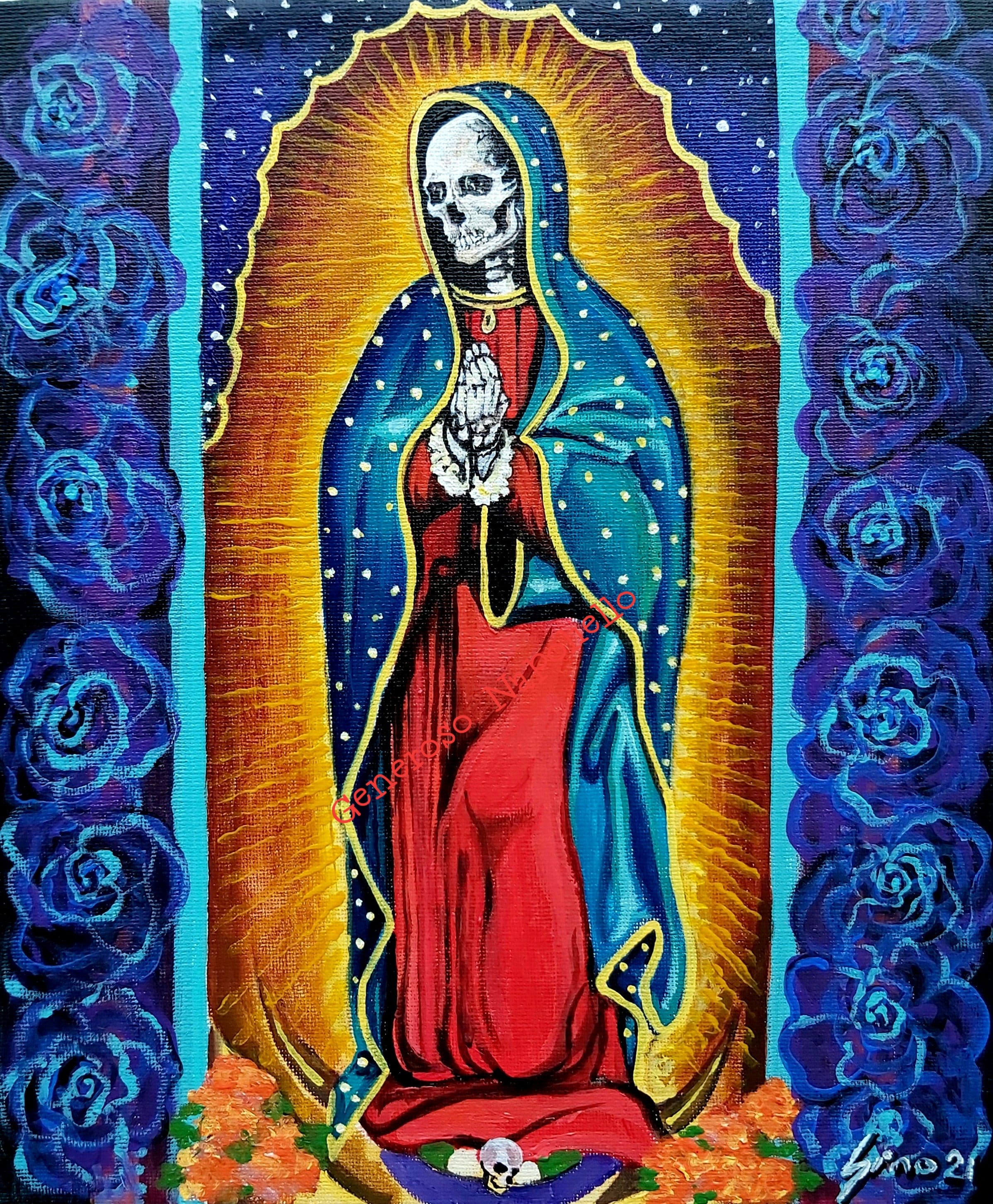 Print of Santa Muerte XXVIII Limited Edition Poster PRINT of - Etsy Israel