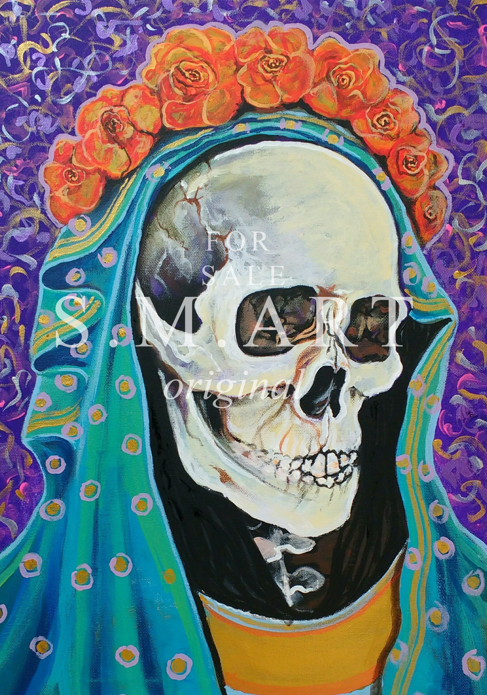 Print of 'santa Muerte XVIII' Limited Edition Poster - Etsy