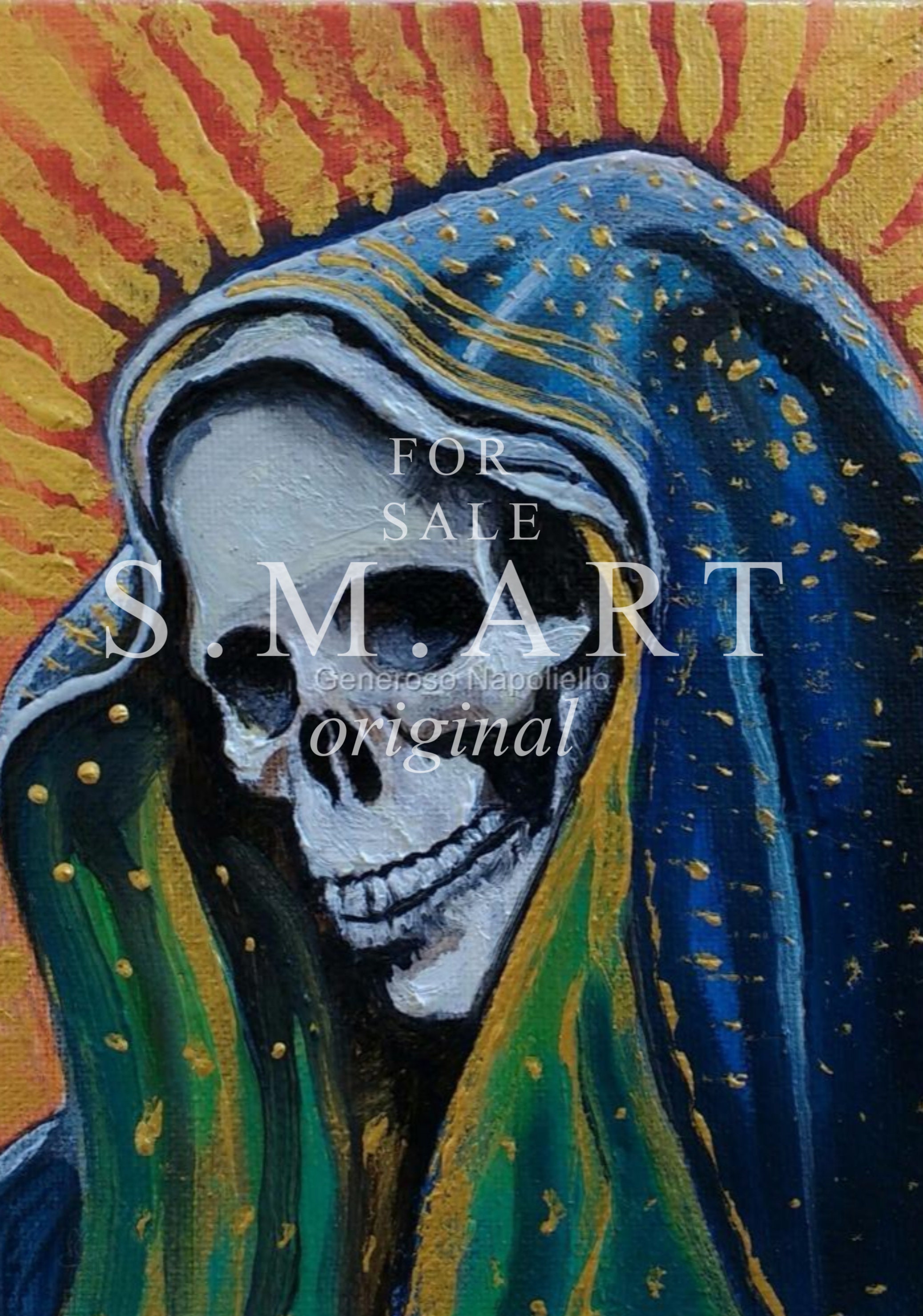 Print of 'santa Muerte VII' Limited Edition Poster - Etsy India