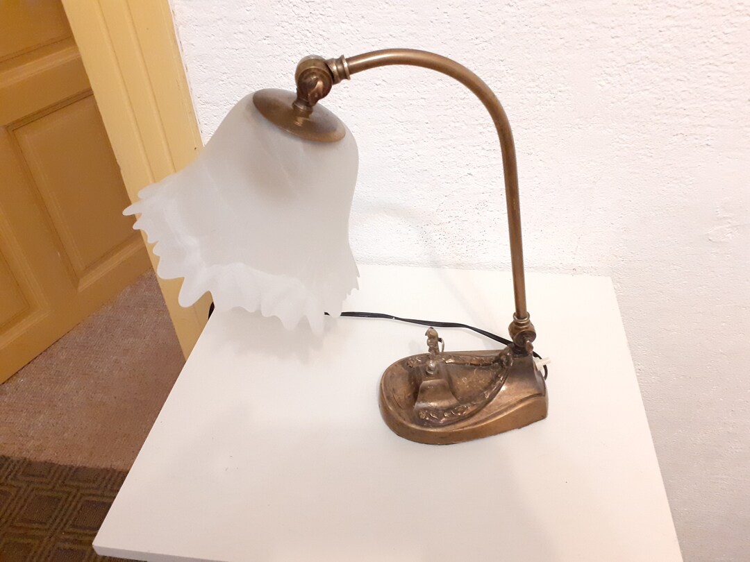 Art Nouveau Bedside Lamp, Art Nouveau Table Lamp, the Beginning of the