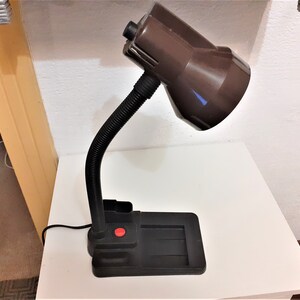 Luminária de mesa retrô para escritório, luminária de mesa MCM