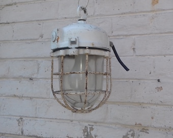 Huge Vintage Nautical Lantern, vintage ship light, marine lamp, nautical lighting, Antique Ship Boat Lantern, Industrial Lighting