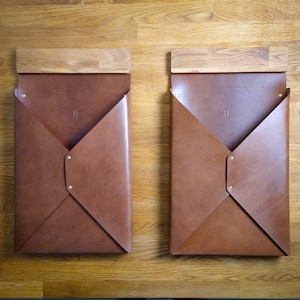 Super-sized Leder Wand Tasche Brot Tasche Menühalter (Tabloid Ledger)