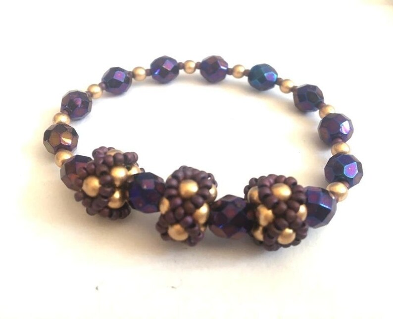 Multi Scarab Iris Hugs and Kisses Bracelet