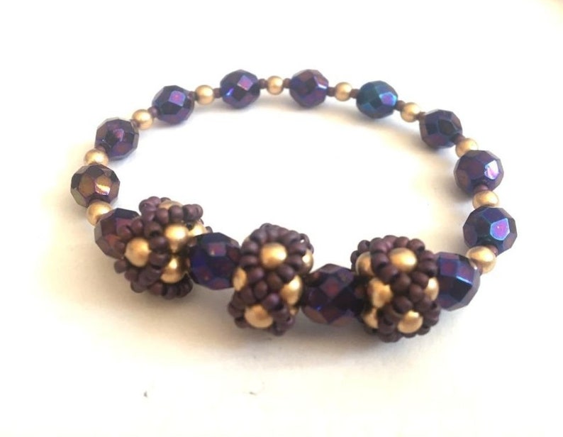 Multi Scarab Iris Hugs and Kisses Bracelet