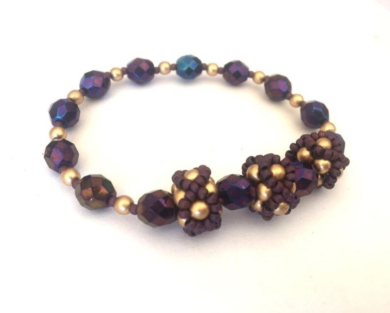 Multi Scarab Iris Hugs and Kisses Bracelet