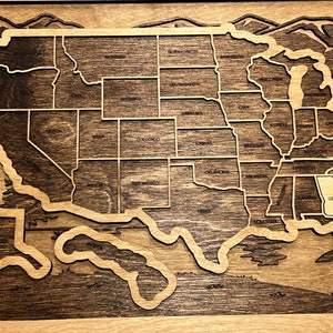 United States Wooden Map Gift - Il 300x300.4857181824 Ljwl 