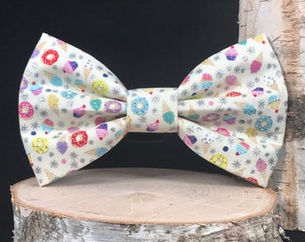 Sweet Treats Dog Bow Tie | Cat Bow Tie | Dog Bowties | Donut Dog Bow Tie | Dog Bow Tie | Dog Collar Bow Tie | Dog Bandana | Pet Bow Tie