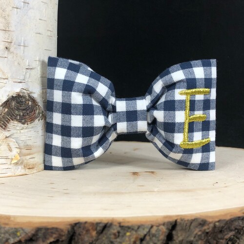 Personalized Argyle Bowtie Dog Collar / Bow Tie Dog Collar Etsy